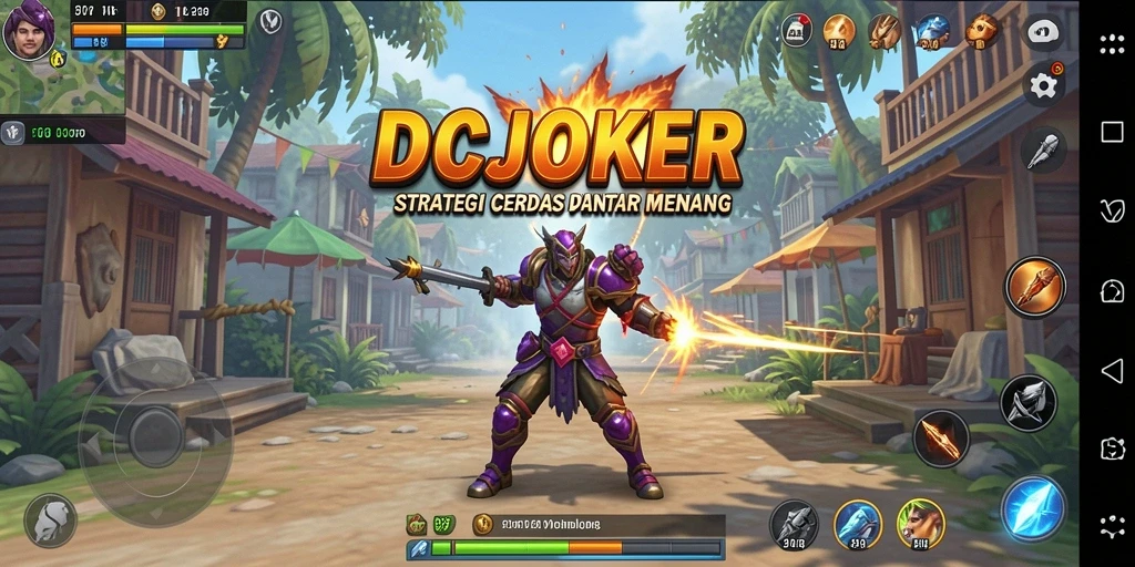 Screenshot menunjukkan pengalaman gameplay yang mendebarkan dalam IDCJOKER.