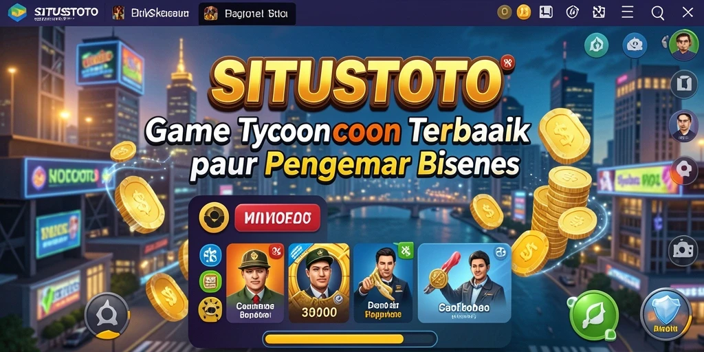 Screenshot gameplay SITUSTOTO menampilkan keseruan manajemen bisnis.